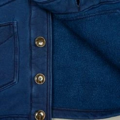 The Strike Gold Indigo Loopwheeled Shawl Collar Cardigan 44 The Strike Gold Indigo Loopwheeled Shawl Collar Cardigan