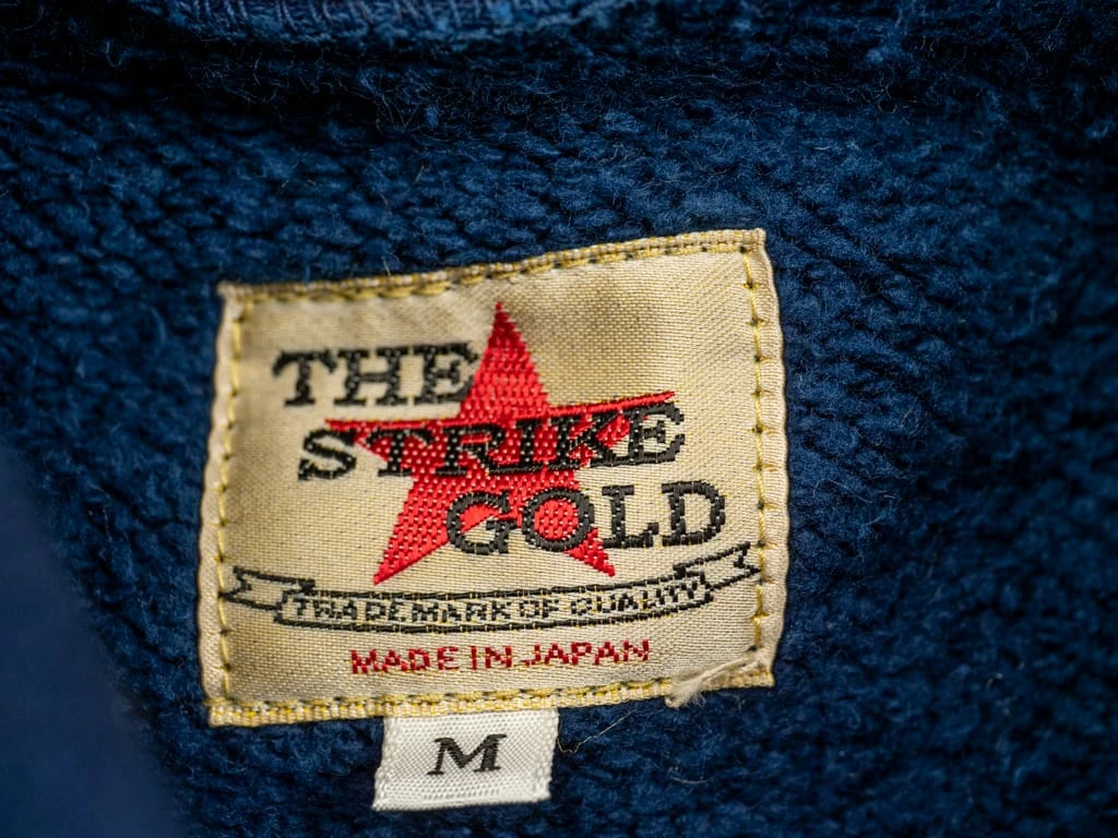 The Strike Gold Indigo Loopwheeled Shawl Collar Cardigan 17 The Strike Gold Indigo Loopwheeled Shawl Collar Cardigan