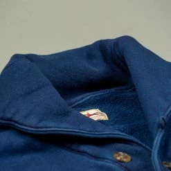 The Strike Gold Indigo Loopwheeled Shawl Collar Cardigan 41 The Strike Gold Indigo Loopwheeled Shawl Collar Cardigan