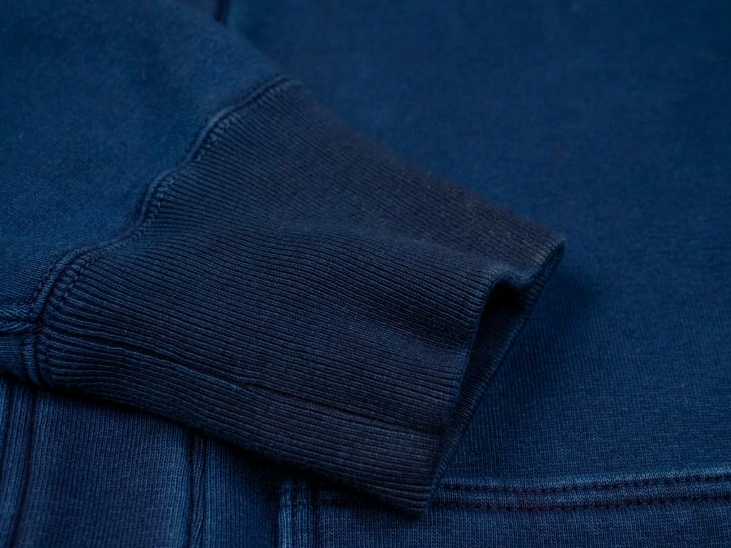 The Strike Gold Indigo Loopwheeled Shawl Collar Cardigan 16 The Strike Gold Indigo Loopwheeled Shawl Collar Cardigan