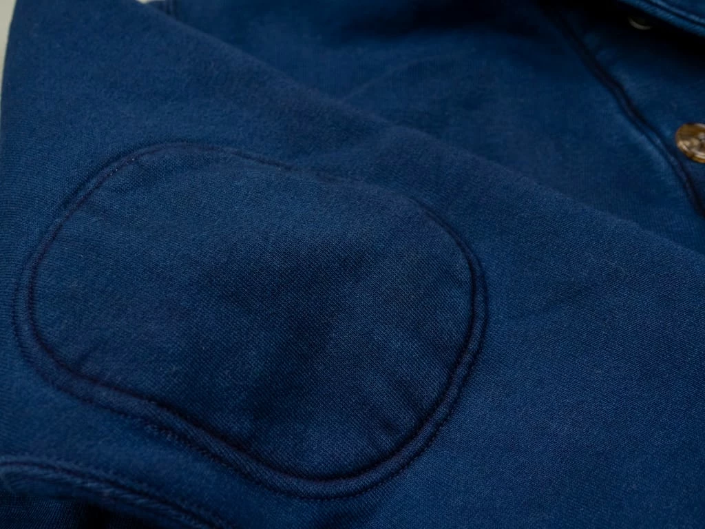 The Strike Gold Indigo Loopwheeled Shawl Collar Cardigan 27 The Strike Gold Indigo Loopwheeled Shawl Collar Cardigan