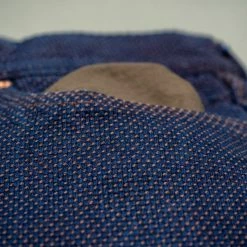 STUDIO D´ARTISAN Studio D'Artisan 1831 Kakishibu Sashiko Tight Straight Jeans