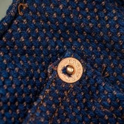 STUDIO D´ARTISAN Studio D'Artisan 1831 Kakishibu Sashiko Tight Straight Jeans