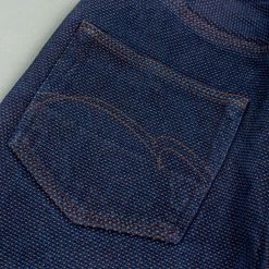 STUDIO D´ARTISAN Studio D'Artisan 1831 Kakishibu Sashiko Tight Straight Jeans