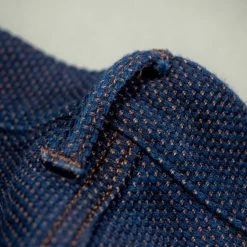 STUDIO D´ARTISAN Studio D'Artisan 1831 Kakishibu Sashiko Tight Straight Jeans
