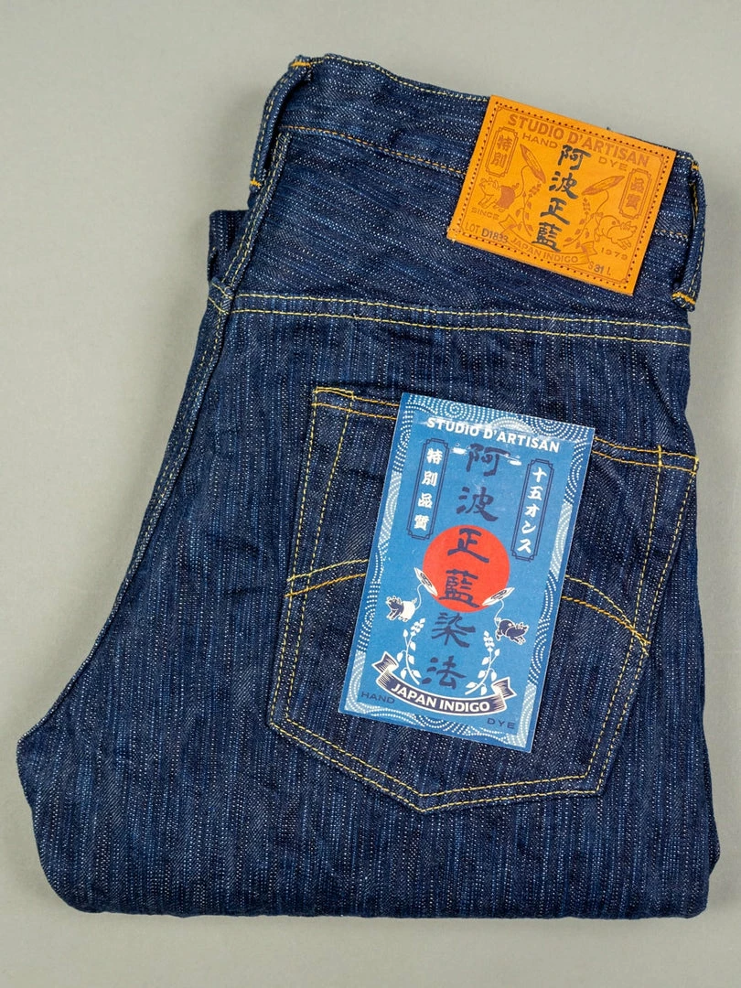 STUDIO D´ARTISAN Studio D'artisan D1833AI 15oz Tokushima Shoai High Rise Tapered Jeans 12 STUDIO D´ARTISAN Studio D'artisan D1833AI 15oz Tokushima Shoai High Rise Tapered Jeans