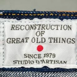 STUDIO D´ARTISAN Studio D'artisan D1833AI 15oz Tokushima Shoai High Rise Tapered Jeans 57 STUDIO D´ARTISAN Studio D'artisan D1833AI 15oz Tokushima Shoai High Rise Tapered Jeans