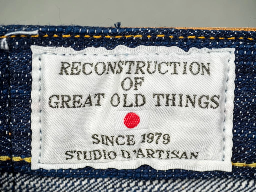 STUDIO D´ARTISAN Studio D'artisan D1833AI 15oz Tokushima Shoai High Rise Tapered Jeans 23 STUDIO D´ARTISAN Studio D'artisan D1833AI 15oz Tokushima Shoai High Rise Tapered Jeans