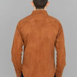 STUDIO D´ARTISAN Studio D'Artisan "Amami Dorozome" Mud Dyed Western Shirt Brown NEW ARRIVALS