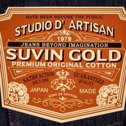 STUDIO D´ARTISAN Studio D'Artisan Suvin Gold D1755 Regular Straight-Narrow Jeans