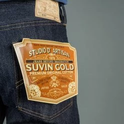 STUDIO D´ARTISAN Studio D'Artisan Suvin Gold D1837 Relaxed Tapered Jeans