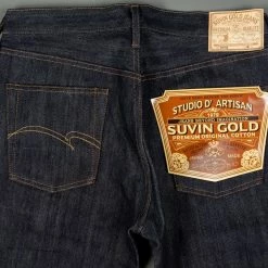 STUDIO D´ARTISAN Studio D'Artisan Suvin Gold D1837 Relaxed Tapered Jeans