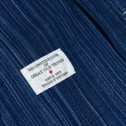 STUDIO D´ARTISAN Studio D'Artisan Indigo Shijira Kasuri Shirt NEW ARRIVALS 35 STUDIO D´ARTISAN Studio D'Artisan Indigo Shijira Kasuri Shirt NEW ARRIVALS