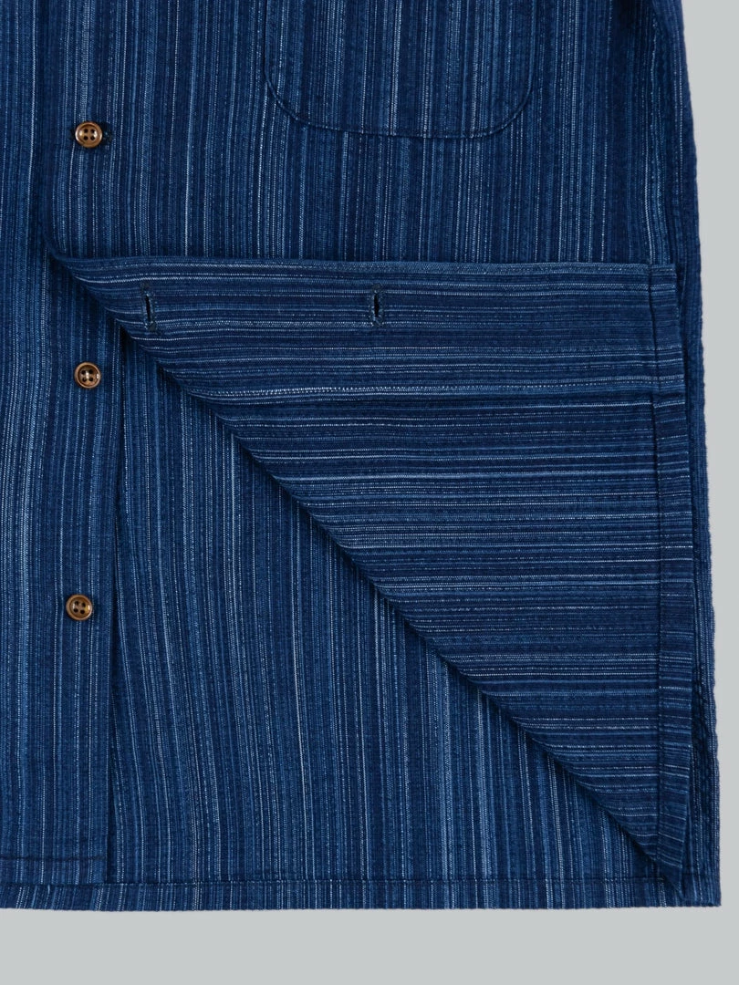 STUDIO D´ARTISAN Studio D'Artisan Indigo Shijira Kasuri Shirt NEW ARRIVALS 14 STUDIO D´ARTISAN Studio D'Artisan Indigo Shijira Kasuri Shirt NEW ARRIVALS