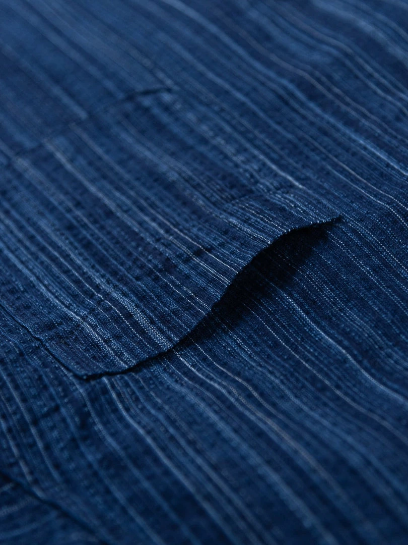 STUDIO D´ARTISAN Studio D'Artisan Indigo Shijira Kasuri Shirt NEW ARRIVALS 17 STUDIO D´ARTISAN Studio D'Artisan Indigo Shijira Kasuri Shirt NEW ARRIVALS