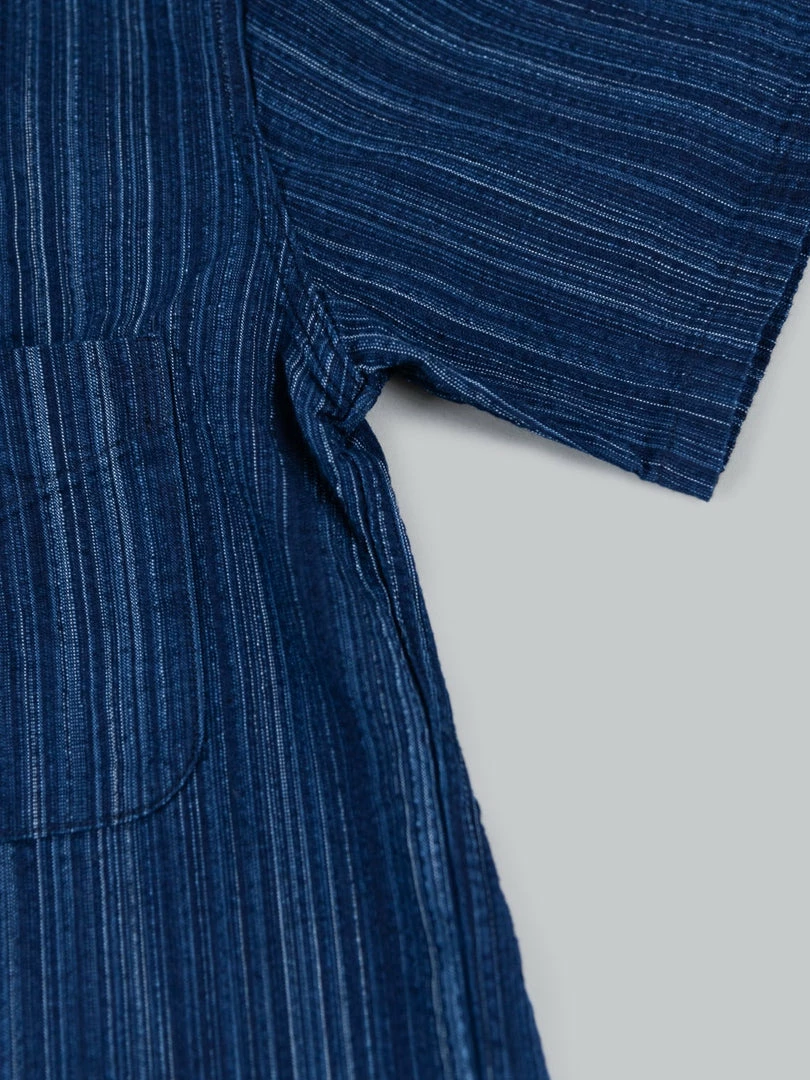 STUDIO D´ARTISAN Studio D'Artisan Indigo Shijira Kasuri Shirt NEW ARRIVALS 18 STUDIO D´ARTISAN Studio D'Artisan Indigo Shijira Kasuri Shirt NEW ARRIVALS