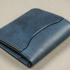 STUDIO D´ARTISAN Studio D'artisan Indigo Leather Mini Wallet