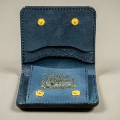STUDIO D´ARTISAN Studio D'artisan Indigo Leather Mini Wallet