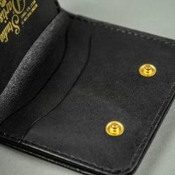 STUDIO D´ARTISAN Studio D'Artisan Black Leather Mini Wallet 26 STUDIO D´ARTISAN Studio D'Artisan Black Leather Mini Wallet