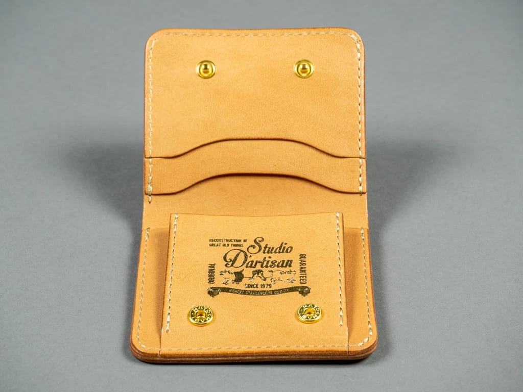 STUDIO D´ARTISAN Studio D'artisan Natural Leather Mini Wallet 7 STUDIO D´ARTISAN Studio D'artisan Natural Leather Mini Wallet