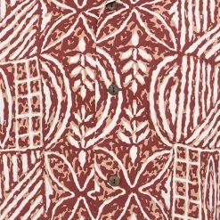 Sun Surf Polynesian Tapa Design Hawaiian Shirt Brown NEW ARRIVALS