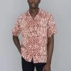 Sun Surf Polynesian Tapa Design Hawaiian Shirt Brown NEW ARRIVALS