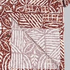 Sun Surf Polynesian Tapa Design Hawaiian Shirt Brown NEW ARRIVALS
