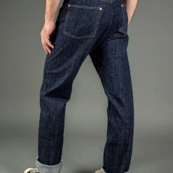 TCB Two Cat's Waist Overall Natural Indigo