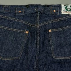 TCB Two Cat's Waist Overall Natural Indigo