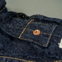 TCB Two Cat's Waist Overall Natural Indigo