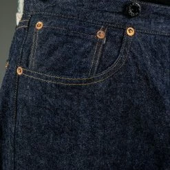 TCB Two Cat's Waist Overall Natural Indigo