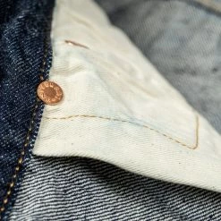 TCB Two Cat's Waist Overall Natural Indigo