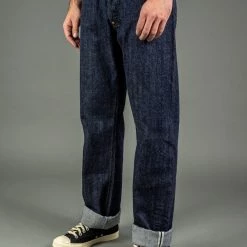 TCB Two Cat's Waist Overall Natural Indigo