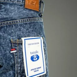 Tanuki NAWHT Natural Acid Wash High Tapered Jeans