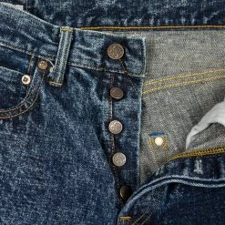 Tanuki NAWHT Natural Acid Wash High Tapered Jeans