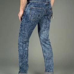 Tanuki NAWHT Natural Acid Wash High Tapered Jeans