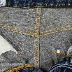 Tanuki NAWHT Natural Acid Wash High Tapered Jeans