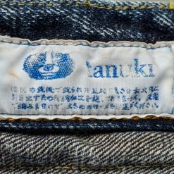 Tanuki NAWHT Natural Acid Wash High Tapered Jeans