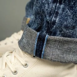 Tanuki NAWHT Natural Acid Wash High Tapered Jeans