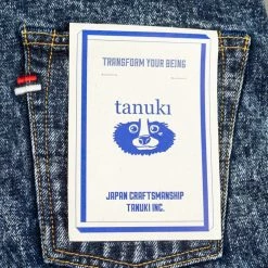 Tanuki NAWHT Natural Acid Wash High Tapered Jeans
