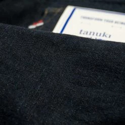 Tanuki NSMT Natural Black Sumi Overdye Tapered Jeans