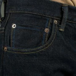 Tanuki NSMT Natural Black Sumi Overdye Tapered Jeans