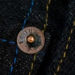 Tanuki NSMT Natural Black Sumi Overdye Tapered Jeans