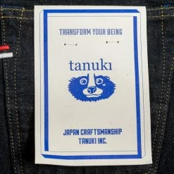 Tanuki NSMT Natural Black Sumi Overdye Tapered Jeans