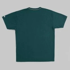 The Flat Head Loopwheeled Heavyweight Plain T-Shirt Dark Green NEW ARRIVALS