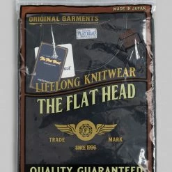 The Flat Head Loopwheeled Heavyweight Plain T-Shirt Black