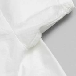 The Flat Head Loopwheeled Heavyweight Plain T-Shirt White