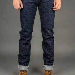 The Strike Gold 0104KE "Keep Earth" Natural Indigo Straight Tapered Jeans