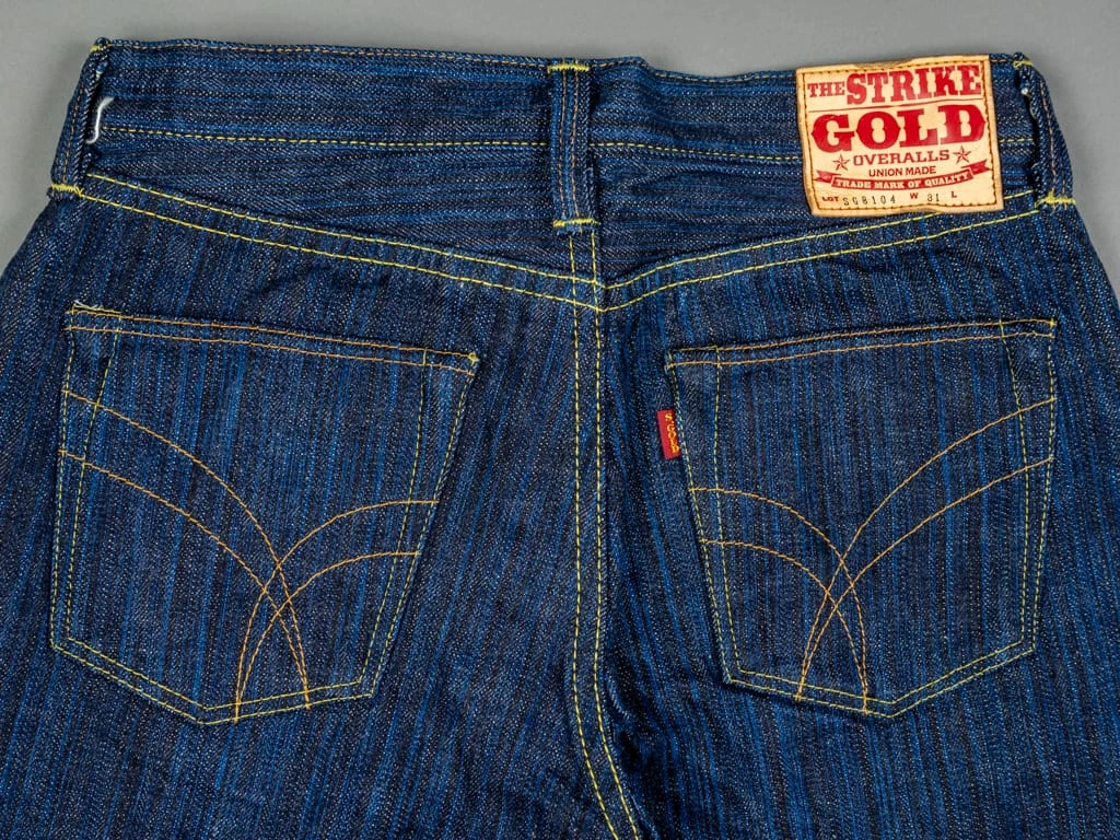 The Strike Gold 8104 "Shower Slub" Straight Tapered Jeans 16 The Strike Gold 8104 "Shower Slub" Straight Tapered Jeans