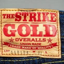The Strike Gold 8104 "Shower Slub" Straight Tapered Jeans 56 The Strike Gold 8104
